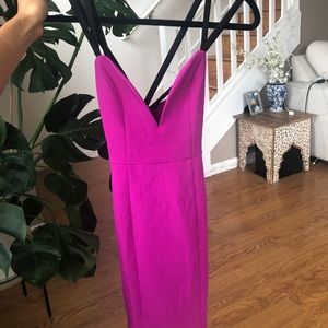 Hello Molly Purple Bodycon Dress - Size S